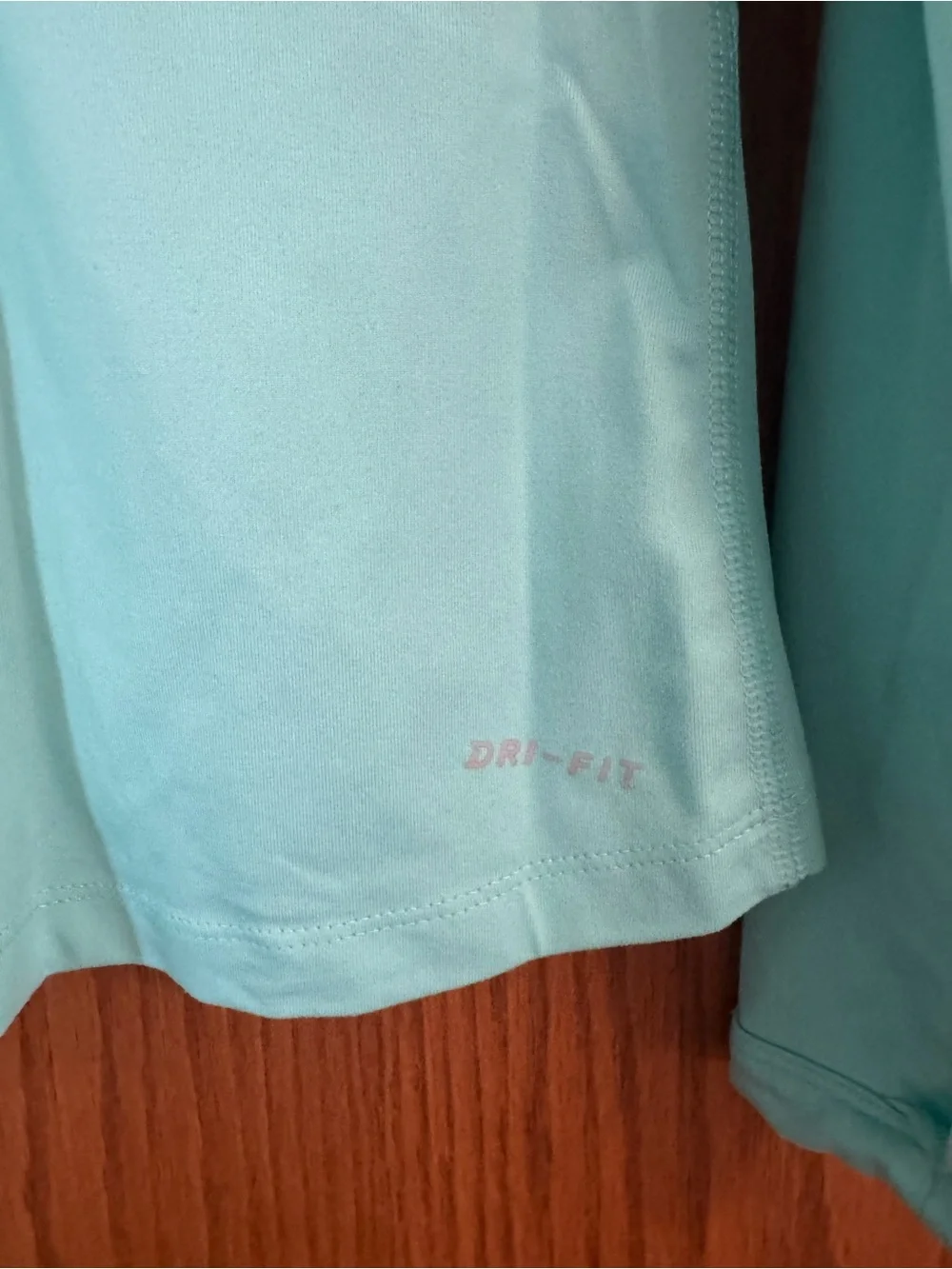 Nike women’s basketball Light Teal Dri-FIT Quarter-Zip Pullover